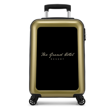 Trolley met full colour bedrukte sticker - Topgiving
